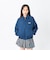 126K3090701　W EMBROIDERY ZIP BLOUSON　NAVY　717834-0002