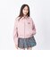126K3090701　W EMBROIDERY ZIP BLOUSON　DUSTY PINK　717834-0003