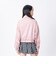 126K3090701　W EMBROIDERY ZIP BLOUSON　DUSTY PINK　717834-0003