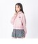 126K3090701　W EMBROIDERY ZIP BLOUSON　DUSTY PINK　717834-0003