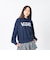 126K3030601　W LACE FABRIC LOGO H SWT　NAVY　717833-0003