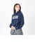 126K3030601　W LACE FABRIC LOGO H SWT　NAVY　717833-0003