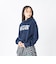126K3030601　W LACE FABRIC LOGO H SWT　NAVY　717833-0003