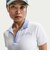IR7565　W SS POLO CRP TOP　100WHITE　712877-0002