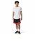 6012512　U UA NEXT GEN LOGO SHORTS　002BLK/RED　719021-0002