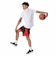 6012512　U UA NEXT GEN LOGO SHORTS　002BLK/RED　719021-0002