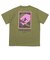 226-043005　TIDELINE PHOTO T/C LOOSE TEE　OLIVE　715172-0002