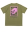 226-043005　TIDELINE PHOTO T/C LOOSE TEE　OLIVE　715172-0002