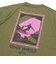 226-043005　TIDELINE PHOTO T/C LOOSE TEE　OLIVE　715172-0002