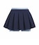 KU0501　W WOVEN SKIRT(ORI PREP)　NIGHTINDIGO　715804-0001
