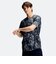 6013793　M UA TECH PRINTED S S T-SHIRT　001BLK/WHT　719022-0001