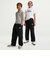 IF2825　K CLUB WVN CRGO PNT　010BLACK/WHITE　722083-0001