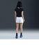 II0741　W PHNX FLC MR SHORT　051B HTHR/BLK　700435-0002