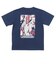 225-014005　WILD-CARD LOOSE FIT T/C TEE　NAVY　705373-0001
