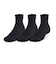 1386372　U UA TC 3pk Qtr　001BLK/BLK/WHT　684407-0003