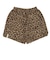 226-023002　F.A. LEOPARD WIDE 5.5 SHORTS　CAMEL　715183-0001