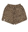 226-023002　F.A. LEOPARD WIDE 5.5 SHORTS　CAMEL　715183-0001
