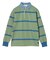 G6SM-J059　M LANGDON RUGBY SHIRT　OLIVE /BLUE　708744-0001