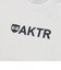 225-044005　68xAKTR LOGO TEE　WHITE　705367-0002