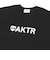 225-044005　68xAKTR LOGO TEE　BLACK　705367-0001