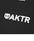 225-044005　68xAKTR LOGO TEE　BLACK　705367-0001