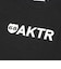 225-044005　68xAKTR LOGO TEE　BLACK　705367-0001