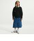 IO1703　K CLN CREW SWEATER　010BLACK　722086-0001