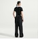 IR7565　W SS POLO CRP TOP　010BLACK　712877-0001