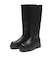 W3071　TRACK SOLE LONG BOOTS5　BLACK　715018-0001