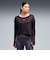 529566　W STUDIO LS TEE　01BK　718316-0001