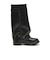 W3095　COVER LONG BOOTS4　BLACK　715022-0001