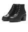 W8037　GL 6HOLE LACE UP 8　BLACK　715021-0001