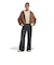 LH1953　W ADILENIUM BAGGY DENIM PANTS　BLACK　717754-0001