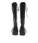 W3088　TRACK SOLE LACE UP LONG BOOTS5　BLACK　715019-0001
