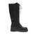 W3088　TRACK SOLE LACE UP LONG BOOTS5　BLACK　715019-0001