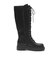 W3088　TRACK SOLE LACE UP LONG BOOTS5　BLACK　715019-0001