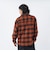 126K1071001　M Check Flannel Open Shirts　BROWN　717847-0002