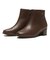 W8019　GL CHUNKY HEEL BOOTS5　BROWN　714527-0002