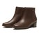 W8019　GL CHUNKY HEEL BOOTS5　BROWN　714527-0002