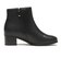 W8019　GL CHUNKY HEEL BOOTS5　BLACK　714527-0001
