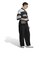 LC8113　U BARRELL SWEAT PT(SK)　BLACK　716495-0001