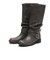 W3097　2BELT SHIRRING LONG BOOTS　GRAY　717157-0002