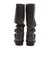 W3097　2BELT SHIRRING LONG BOOTS　GRAY　717157-0002