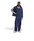KE4173　M 3STRIPES SATIN COACH JKT　NIGHTINDIGO　716049-0001