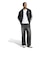 HZ3805　M 3STRIPES SATIN COACH JKT　BLACK　716026-0001