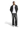 HZ3805　M 3STRIPES SATIN COACH JKT　BLACK　716026-0001