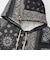 C3-E606　M QUILT PADDED HOODED JKT　ﾌﾞﾗｯｸ　720252-0001