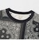 C3-E605　M QUILT PADDED CREWNECK JKT　ﾌﾞﾗｯｸ　720251-0001