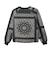 C3-E605　M QUILT PADDED CREWNECK JKT　ﾌﾞﾗｯｸ　720251-0001