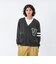 126K7050501　M Swaet Leter Cardigan　BLACK　717842-0002